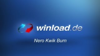 Nero Kwik Burn  Das kostenlose Brennprogramm von Nero  Winloadde [upl. by Elberfeld]