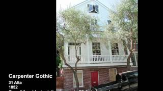 Carpenter Gothic San Francisco Residential Architectural Styles [upl. by Rollin]