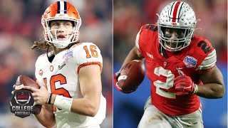 Clemson Ohio State go back and forth in CFP semifinal  College Football Playoff Highlights [upl. by Letney]