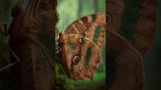 Indian Butterfly  A Dry Leaf with Dark Veins discovery [upl. by Aniri]