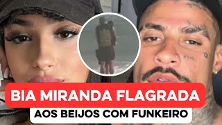 Bia Miranda é flagrada aos beijos com funkeiro PK Delas em praia no Rio de Janeiro  Rick Noticias [upl. by Aicnilav]