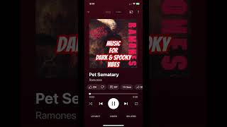 “Pet Sematary” by the Ramones is a fantastic choice for dark and spooky vibes [upl. by Zohar]