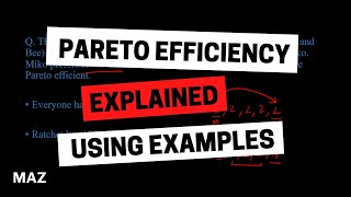 Pareto Efficiency Explained using examples [upl. by Nylsor]