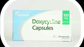 Doxycycline capsule usedside effects interaction etc [upl. by Aynam879]