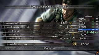 RE5 Lost In Nightmares Solo Speedrun  84499 [upl. by Jannelle]