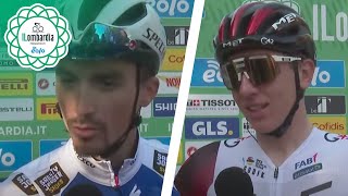 Il Lombardia presented by EOLO 2022  PreRace Interviews [upl. by Fiora]