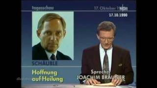 Wolfgang Schäuble  Attentat 1990 [upl. by Ginevra]