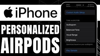 HOW TO USE PERSONALIZED AIRPODS HEARING AIDS WITH IOS 18 2024 [upl. by Seni24]