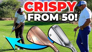 How To Hit 60 Degree Wedge Shots CRISPY From 50 YARDS Blake Cannon [upl. by Atronna776]