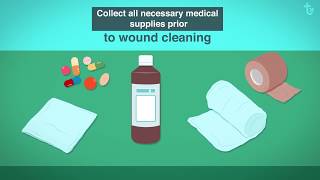 How to Clean a Wound  Woundtxcom [upl. by Nitniuq]