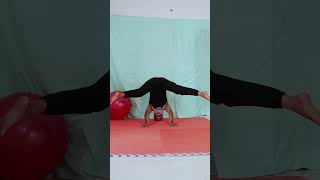 Try tripod headstand this way💪ROLLSPLITLIFT youtubeshorts yogashorts vamadhevayoga [upl. by Fiedling649]