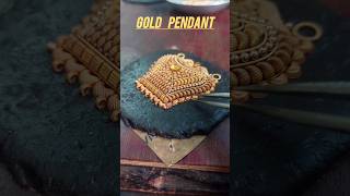 Gold pendant making video hallmark 916 22kt jewellery kartickmondalgold shorts [upl. by Ernest506]