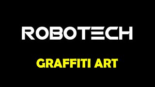 ROBOTECH MACROSS GRAFFITI FAN ART  WALL ART PAINT  ARTE EN MUROS rick hunter harmony gold 2022 [upl. by Brieta]