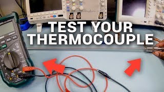 How to test a thermocouple with a meter grounded amp ungrounded [upl. by Kapoor]