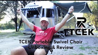 Unboxing amp Hilarious Review of the TECK Swivel Camping Chair 😆🪑 [upl. by Gautea768]