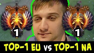 TOP1 EU vs TOP1 NA — Arteezy vs Crit [upl. by Neetsuj]