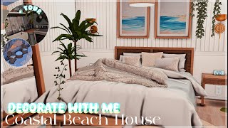 Decorate With Me  Coastal Beach House  TOUR  The Sims 4  Speed Build [upl. by Berger]