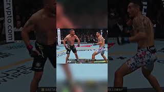 UFC 300 Max Holloway vs Justin Gaethje Part2 mma johnnywalker mmahighlight mmafighter sports [upl. by Alikat]