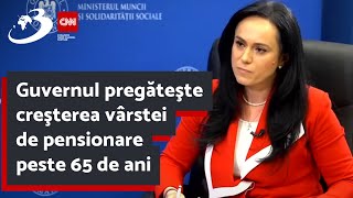 Guvernul pregăteşte creşterea vârstei de pensionare peste 65 de ani [upl. by Icnan711]