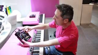 Musikmesse 2014  Waldorf Music Streichfett Synthesizer [upl. by Naicad]