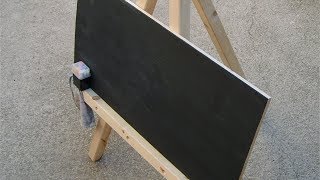 DIY Kleine Tafel mit Staffelei für Kinder  schnell selbstgebaut [upl. by Amitarp]