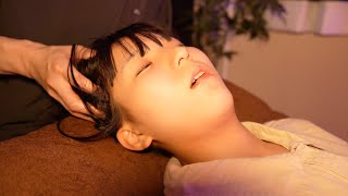 ASMR Sleep Massage ASMR HEAD MASSAGE Japanese massage [upl. by Angle]