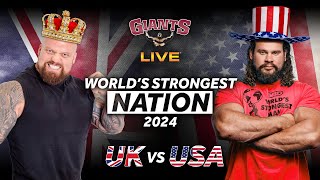 Worlds Strongest Nation 2023 UK vs USA [upl. by Drewett638]