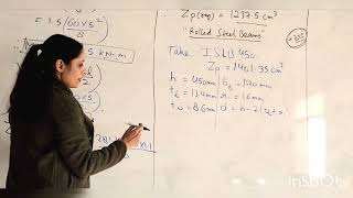 Numerical on design of Laterally Supported beamDesign of beamsNumerical [upl. by Iruj]