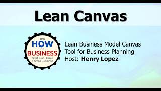 Lean Business Model Canvas Overview  Launch Your MVP [upl. by Pablo]