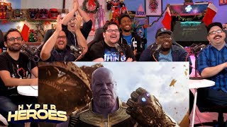 Avengers Infinity War Official Trailer Reaction [upl. by Brezin]