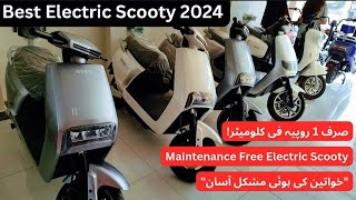 Evee Electric Scooty Karachi 2024  Prices and Description [upl. by Khalsa535]