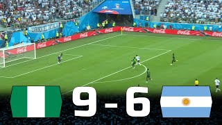 Nigeria Destroying Argentina  Nigeria 9 vs 6 Argentina Friendly Matches Highlights 20112017 [upl. by Etnaik20]