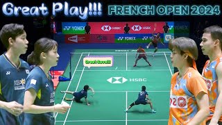 Great Play SeoChae KOR vs PuavaranukrohTaerattanachai THA  SF  Badminton FO24 [upl. by Katti]