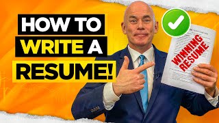 HOW TO WRITE A RESUME 5 Golden Tips for Writing a POWERFUL Resume or CV [upl. by Llednav]