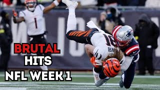 Biggest Hits and Tackles from NFL Week 1 [upl. by Animaj]