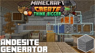 Surviving With Create 031  E18  Andesite Generator [upl. by Kidd612]