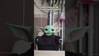 Baby Yoda annesinden evcil köpek istiyor 😂  Baby Yoda babyyoda [upl. by Zales]