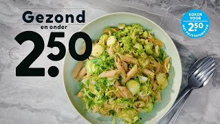 Wat eten we vandaag Volkorenpasta ansjovis met spruitjes – recept – Allerhande [upl. by Dene]