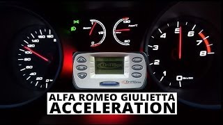 Alfa Romeo Giulietta 14 TB 170 hp  acceleration 0100 kmh [upl. by Nitsed994]