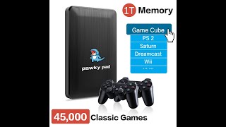 PAWKY PAD VIDEO GAME HARD DRIVE  45000 GAMES  PS2PS3Wii [upl. by Brantley35]