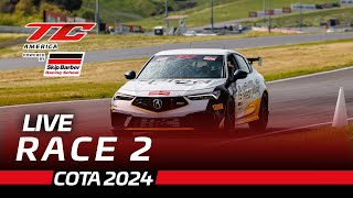 LIVE  Race 2  Circuit of The Americas  TC America powered by Skip Barber 2024 [upl. by Kcerred123]