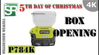 Ryobi 18Volt ONE LithiumIon Cordless EVERCHARGE LED Area Light P784K  5th Day of Christmas [upl. by Tennies120]