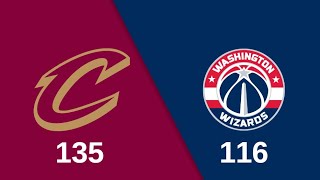 Cleveland Cavaliers 135 Washington Wizards 116 Highlights October 26 202425 NBA Season [upl. by Enilehcim]