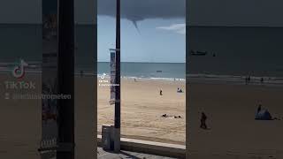 🌪 Ce dimanche midi une trombe marine a été observée aux SablesdOlonnes 📅 date  07072024 [upl. by Kiah]