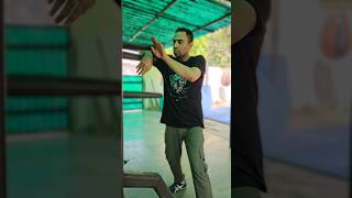 Wing chun wooden dummy training viral wingchun [upl. by Enitsirhc]