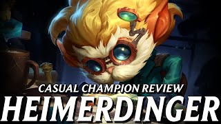 Heimerdinger basically doesnt exist without Arcane  Casual Champion Review [upl. by Adnawyt]