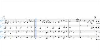 Sleigh Ride  Horn Quartet With Sheet Music [upl. by Mellen]