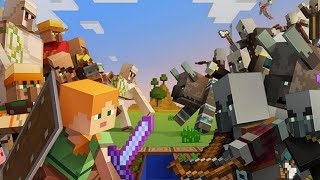 Today I finally got a raid in my castle 🔥🔥Ep12 minecraft minecraftshorts minecraftgaming [upl. by Arreis464]