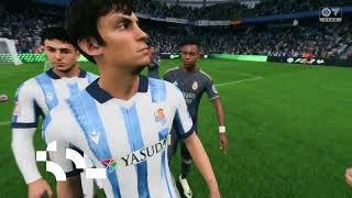 Gameplay FC 24  Real Sociedad vs Real Madrid  La Liga  20242025 [upl. by Suidaht155]