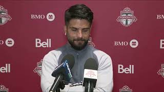 Lorenzo Insigne speaks on upcoming Toronto FC 2024 Home Opener at BMO Field [upl. by Slein]